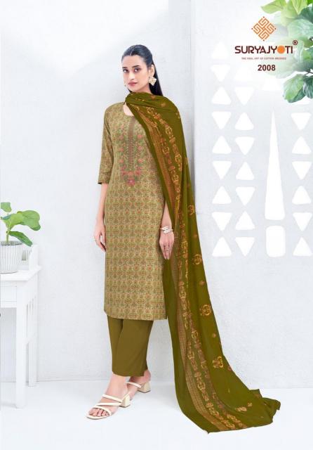 Suryajyoti Kala Vol-2 catalog cotton dress material at wholesale price