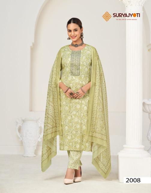 Suryajyoti Kritika Advance Vol-2 – Kurti Pant With Dupatta - Wholesale Catalog