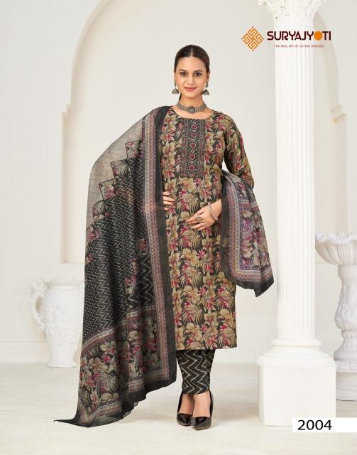 Suryajyoti Kritika Advance Vol-2 – Kurti Pant With Dupatta - Wholesale Catalog