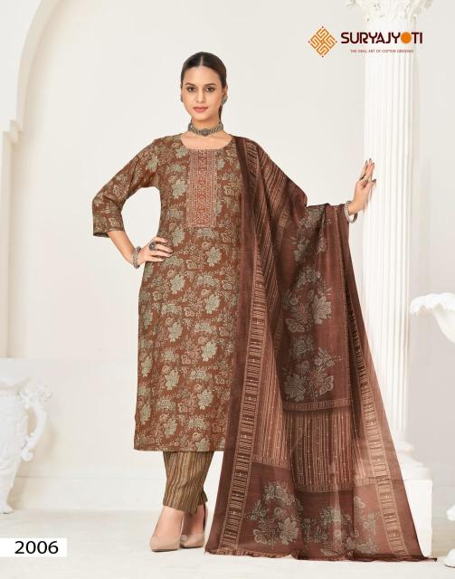 Suryajyoti Kritika Advance Vol-2 – Kurti Pant With Dupatta - Wholesale Catalog