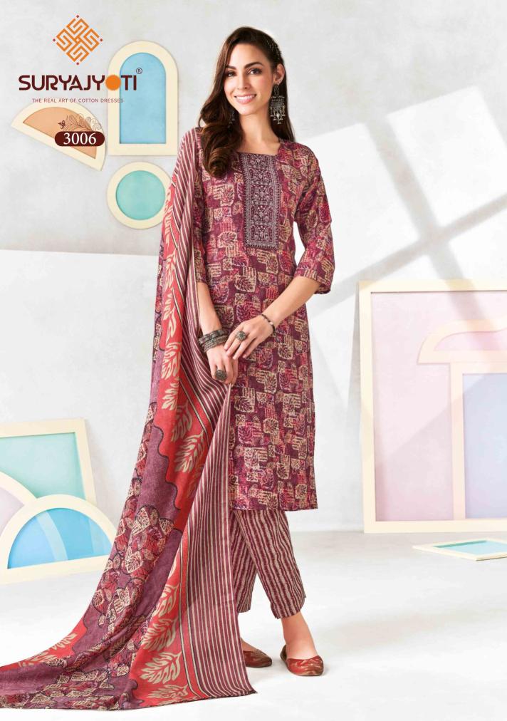 Suryajyoti Pragya Vol-3 – Kurti Pant With Dupatta - Wholesale Catalog