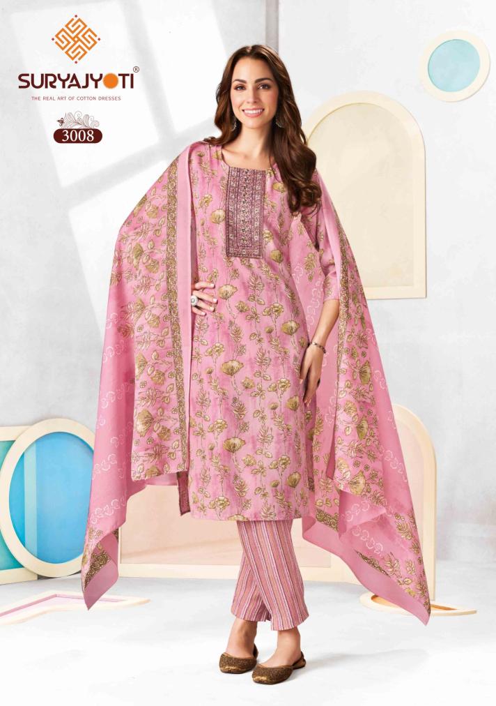 Suryajyoti Pragya Vol-3 – Kurti Pant With Dupatta - Wholesale Catalog