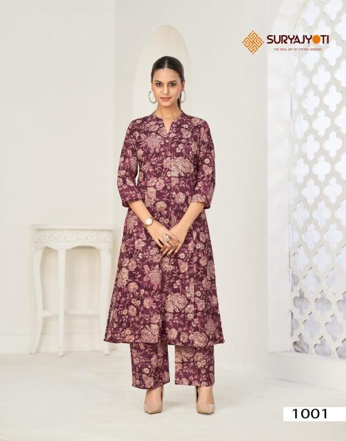 Suryajyoti Prapti Vol-1 – Long A-Line Cord Set - Wholesale Catalog