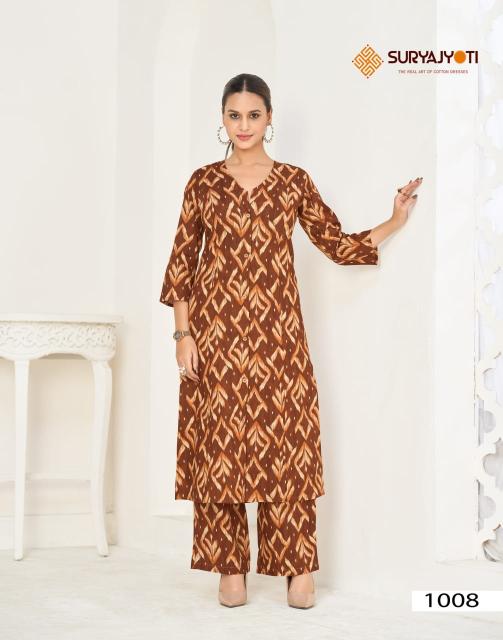 Suryajyoti Prapti Vol-1 – Long A-Line Cord Set - Wholesale Catalog