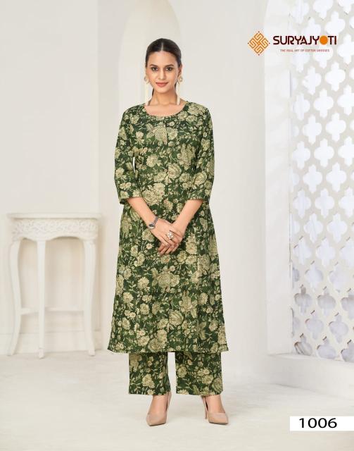 Suryajyoti Prapti Vol-1 – Long A-Line Cord Set - Wholesale Catalog