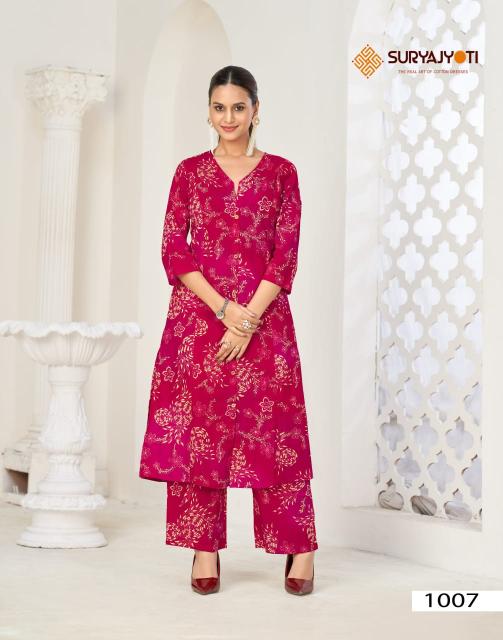 Suryajyoti Prapti Vol-1 – Long A-Line Cord Set - Wholesale Catalog