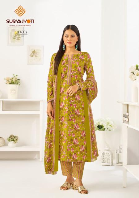 Suryajyoti Preyasi Vol-14 – Kurti Pant With Dupatta - Wholesale Catalog