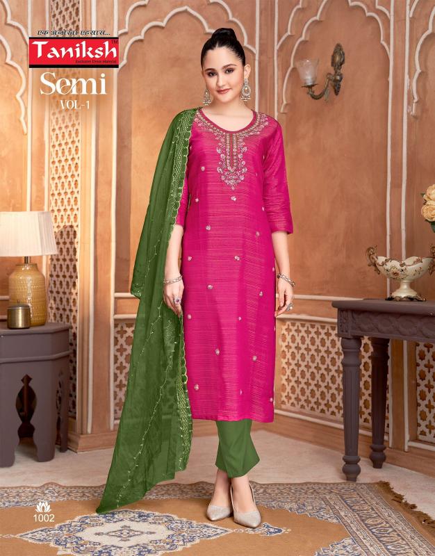 Taniksh Semi vol 1 catalog fabindia kurtis wholesale
