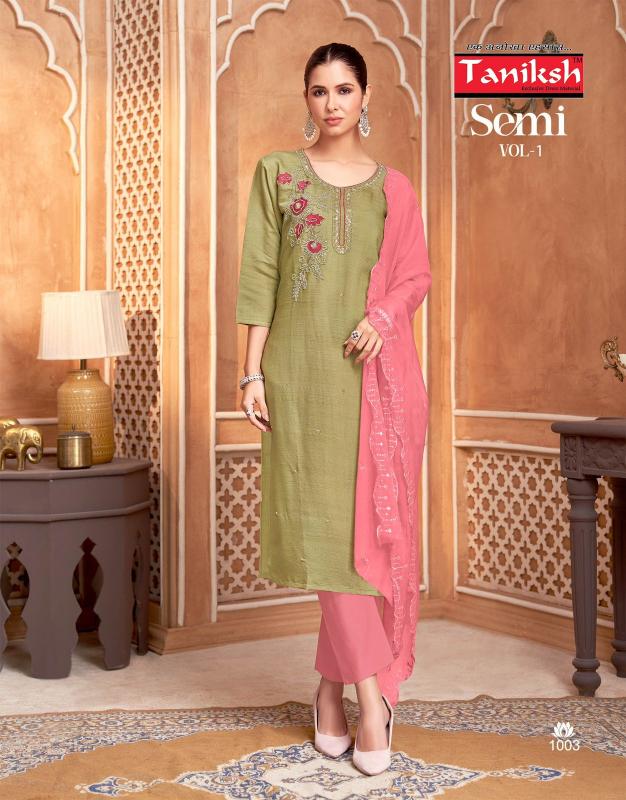 Taniksh Semi vol 1 catalog fabindia kurtis wholesale