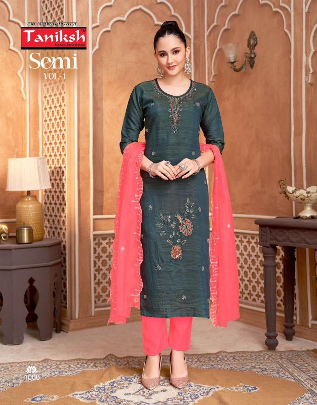Taniksh Semi vol 1 catalog fabindia kurtis wholesale