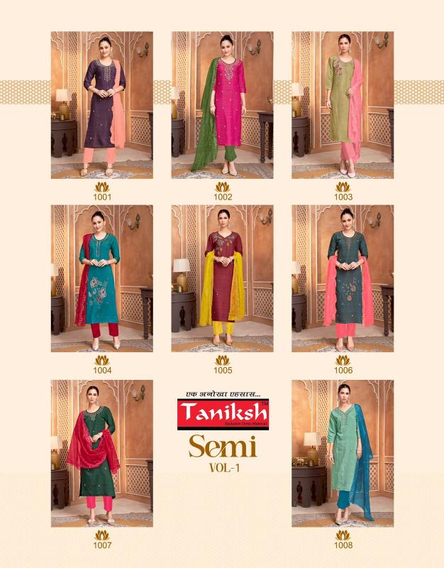 Taniksh Semi vol 1 catalog fabindia kurtis wholesale