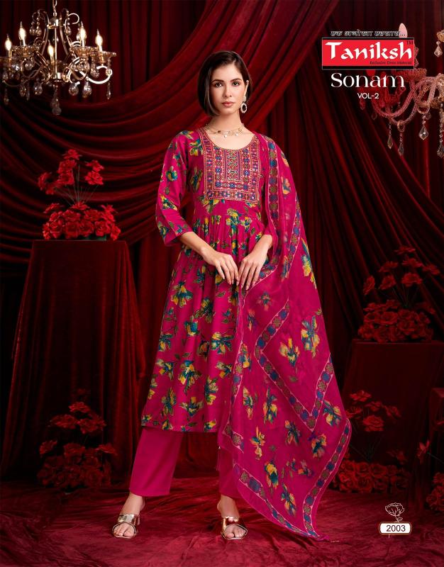 Taniksh Sonam vol 2 catalog kurti catalogue ludhiana