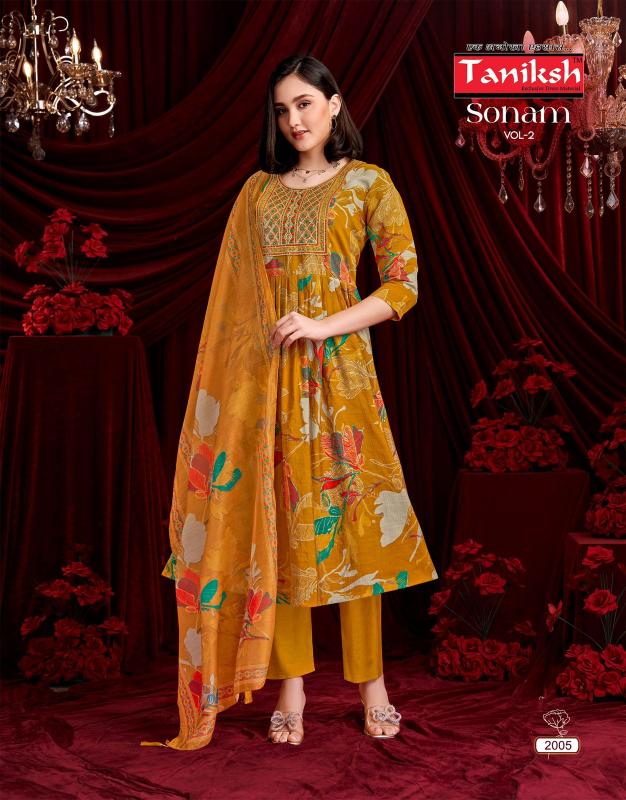 Taniksh Sonam vol 2 catalog kurti catalogue ludhiana