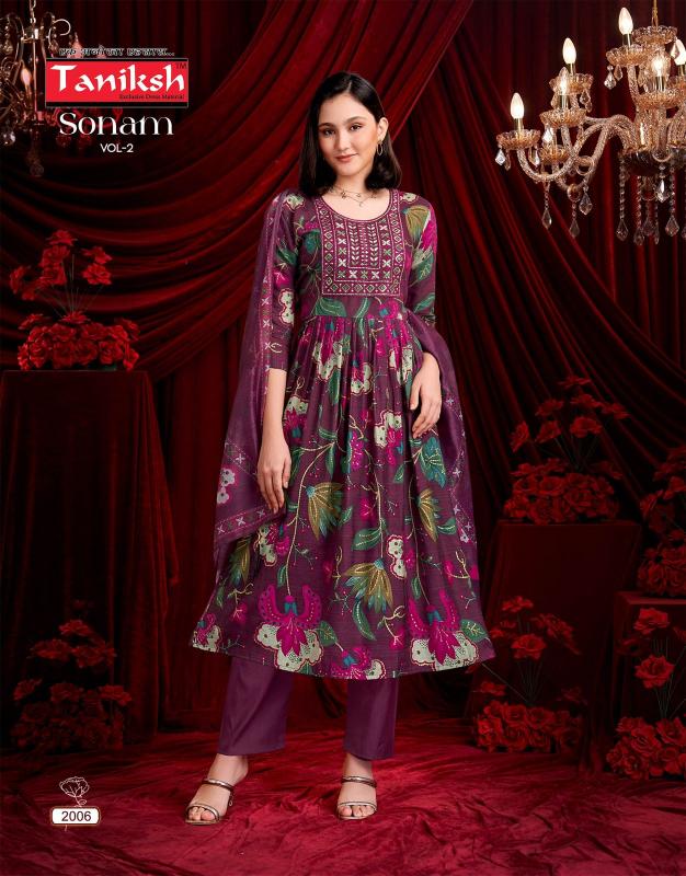 Taniksh Sonam vol 2 catalog kurti catalogue ludhiana