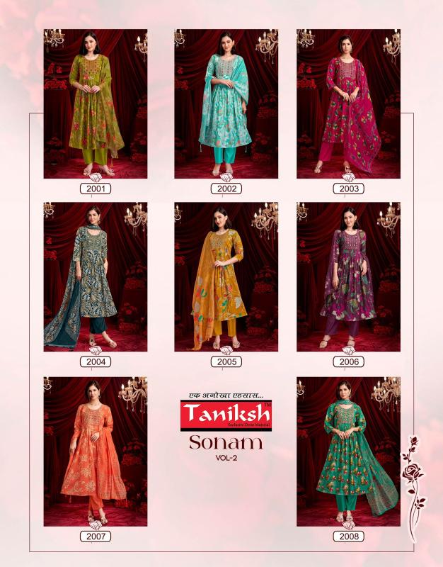 Taniksh Sonam vol 2 catalog kurti catalogue ludhiana