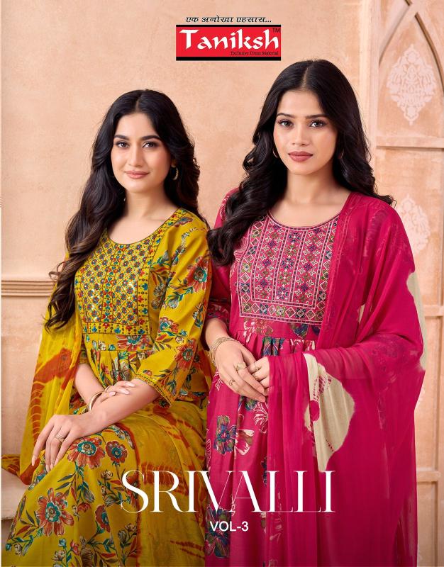 Taniksh Srivalli Vol 3 catalog buy stylish kurtis online india
