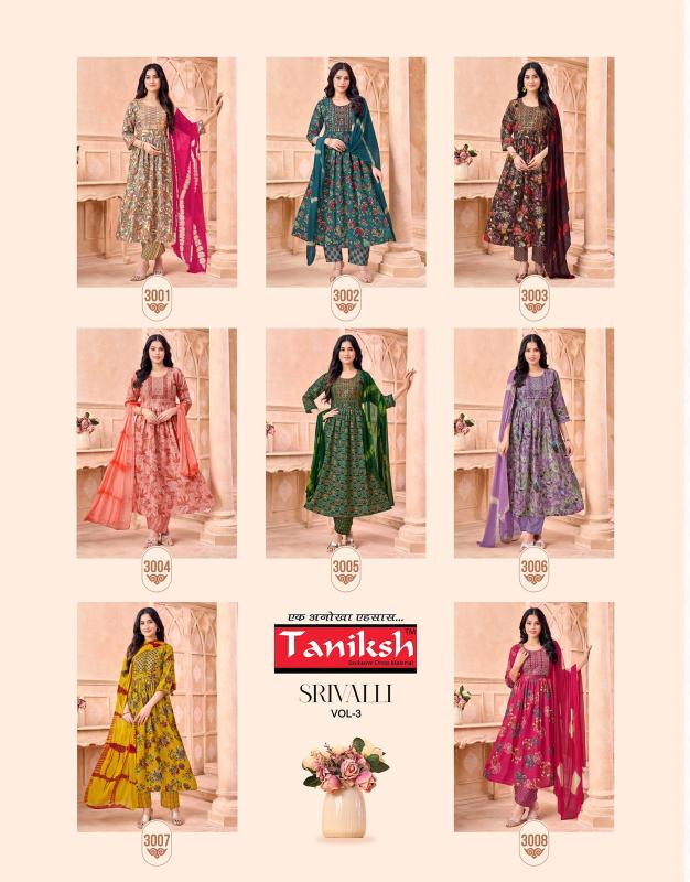 Taniksh Srivalli Vol 3 catalog buy stylish kurtis online india