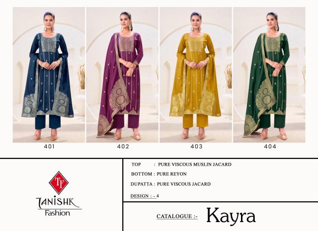 Tanishk Kayra catalog unstitched salwar kameez manufacturers in surat
