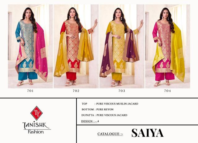 Tanishk Saiya catalog designer salwar kameez wholesale in kolkata