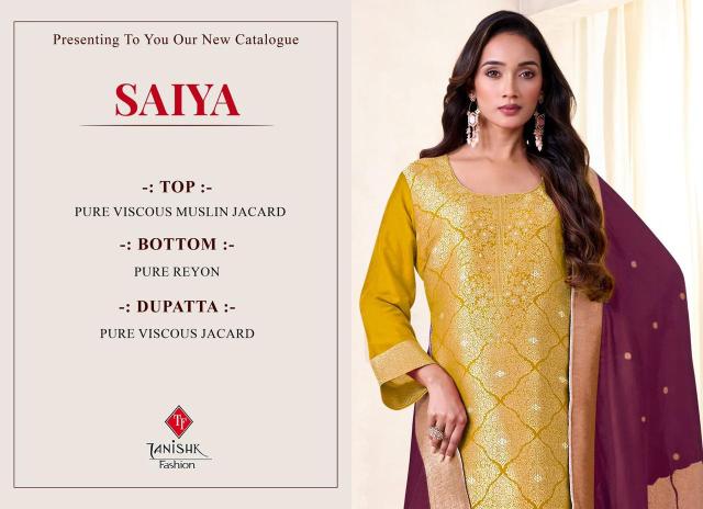 Tanishk Saiya catalog designer salwar kameez wholesale in kolkata