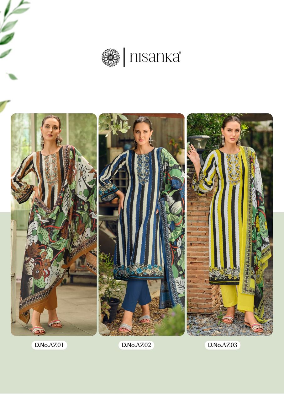 The Hermitage Shop Azaa Vol 3 catalog best dress materials wholesale