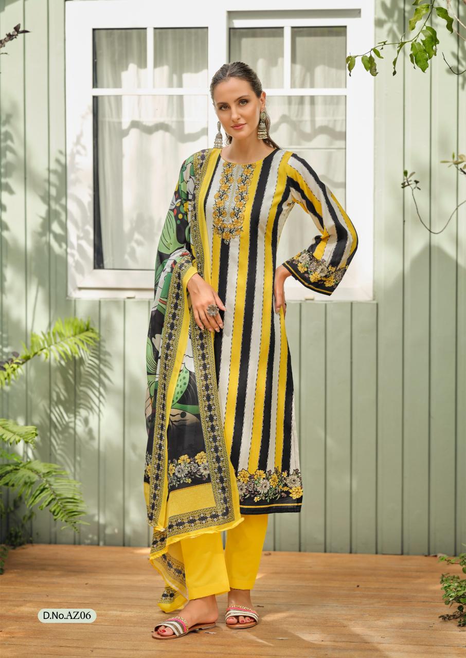 The Hermitage Shop Azaa Vol 3 catalog best dress materials wholesale