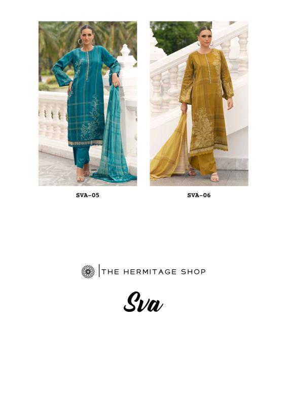 The Hermitage Shop Sva catalog dress material wholesale