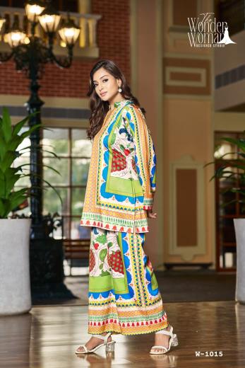 The wonder women W 1015 catalog modest co ord sets pakistan