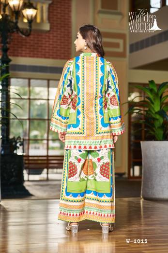 The wonder women W 1015 catalog modest co ord sets pakistan