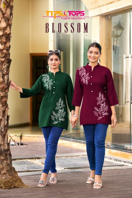 Tips & Tops Blossom catalog buy tunic kurtis surat