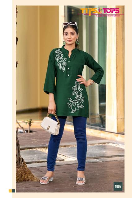 Tips & Tops Blossom catalog buy tunic kurtis surat