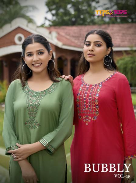 Tips & Tops Bubbly Vol 15 catalog short kurti shopping in surat