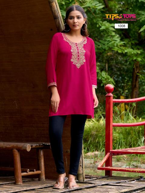 Tips & Tops Bubbly Vol 15 catalog short kurti shopping in surat