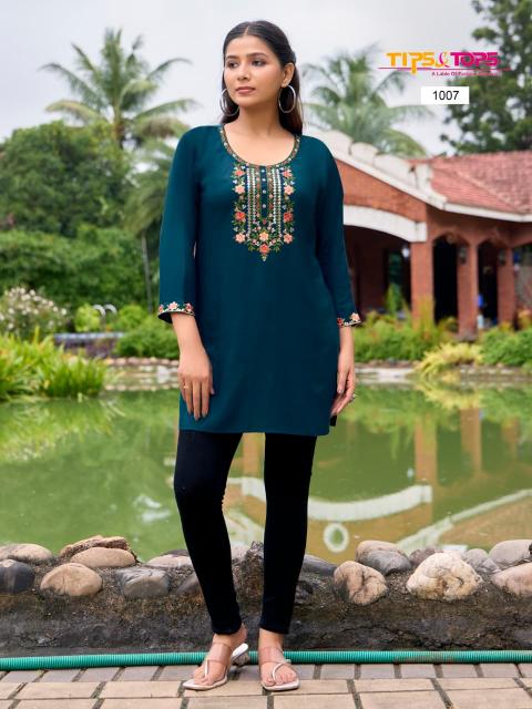 Tips & Tops Bubbly Vol 15 catalog short kurti shopping in surat