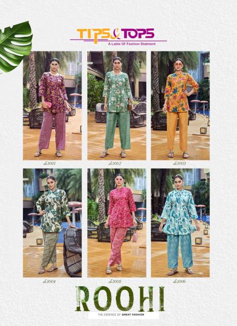 Tips & Tops Roohi catalog western cord sets for women