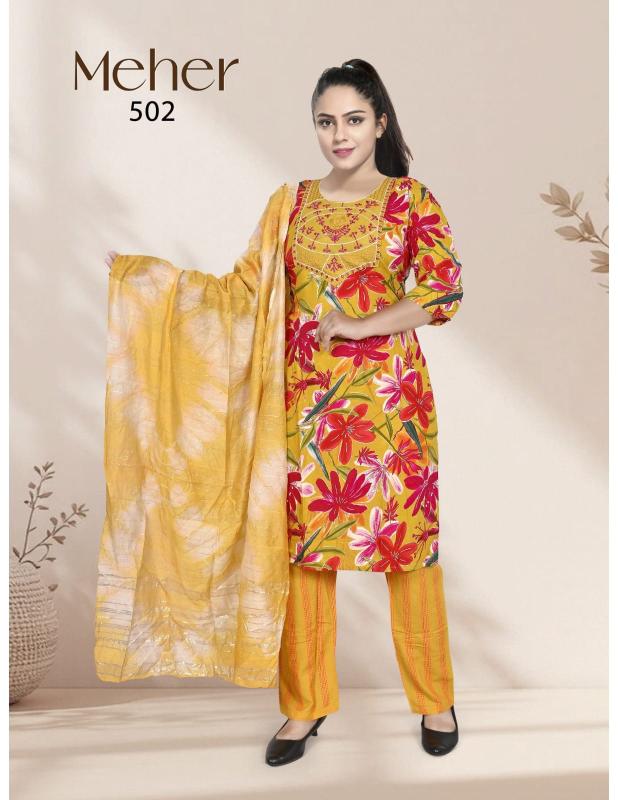 Trendy Meher Vol 5 catalog geeta tex surat kurtis