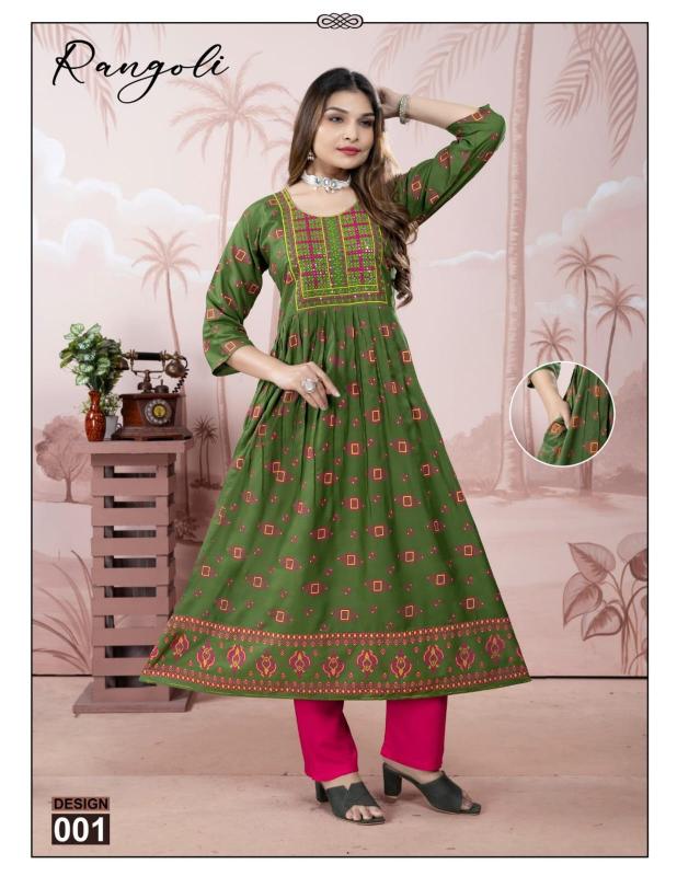 Trendy Rangoli catalog bhushi kurti brand surat