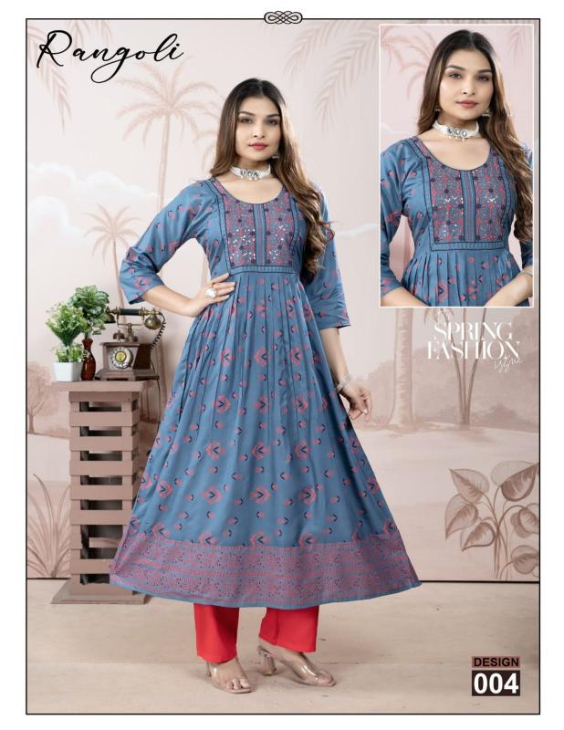 Trendy Rangoli catalog bhushi kurti brand surat