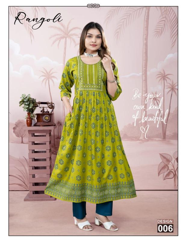 Trendy Rangoli catalog bhushi kurti brand surat
