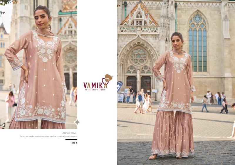 Vamika Anamika Vol 3 (D.NO.4401A To 4401E) Catalog top 10 kurti brands in surat