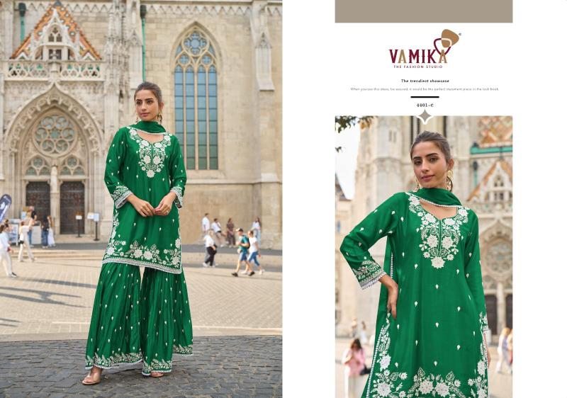 Vamika Anamika Vol 3 (D.NO.4401A To 4401E) Catalog top 10 kurti brands in surat