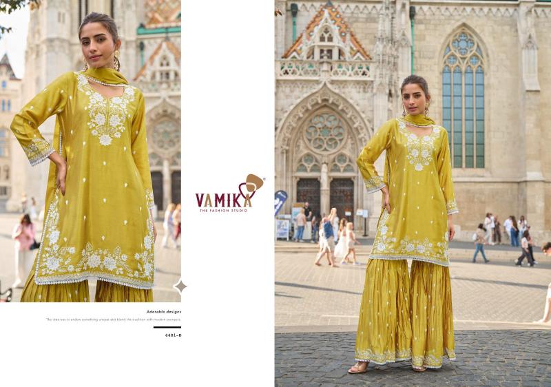 Vamika Anamika Vol 3 (D.NO.4401A To 4401E) Catalog top 10 kurti brands in surat