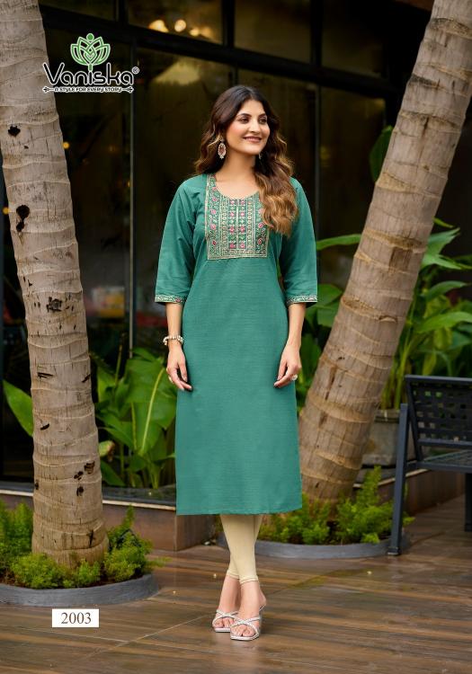 Vaniska Five Star Vol 2 Catalog kurtis manufacturing unit in surat