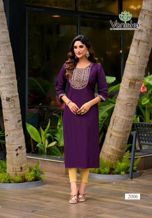 Vaniska Five Star Vol 2 Catalog kurtis manufacturing unit in surat