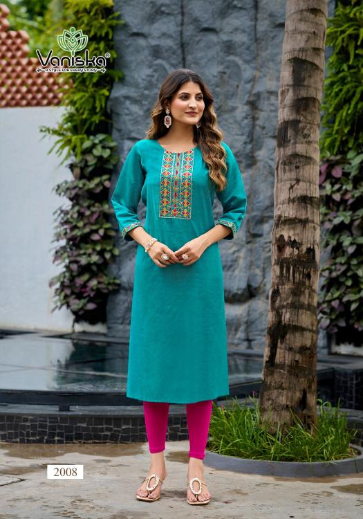 Vaniska Five Star Vol 2 Catalog kurtis manufacturing unit in surat