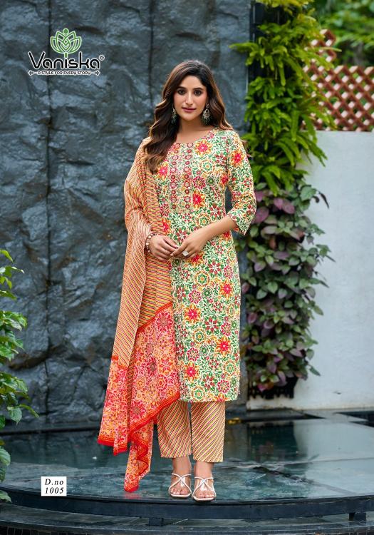 Vaniska Trendy Cotton Vol 1 catalog online kurti surat website