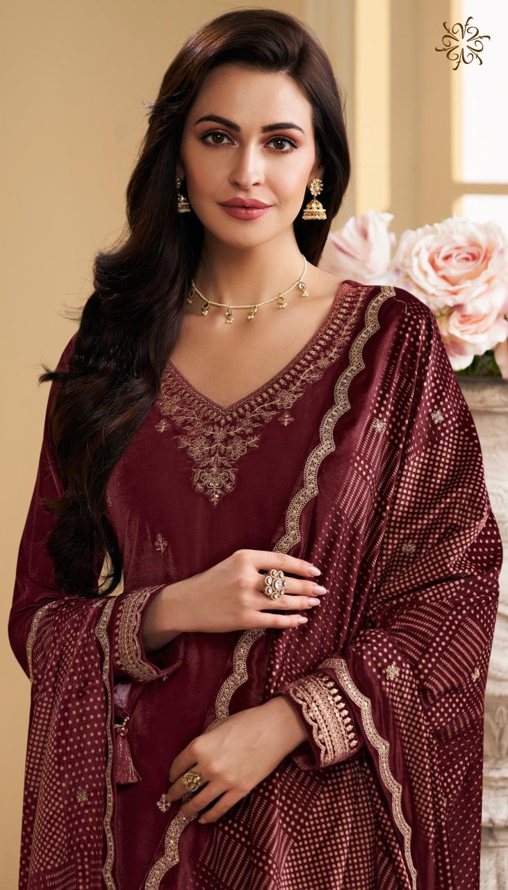 Vinay Kuleesh Suri catalog unstitched heavy salwar kameez in jaipur wholesale