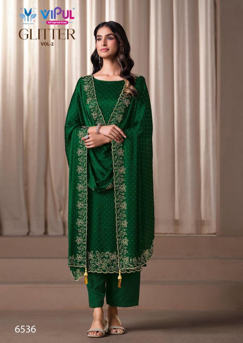 Vipul Glitter Vol 2 catalog wholesale printed salwar kameez