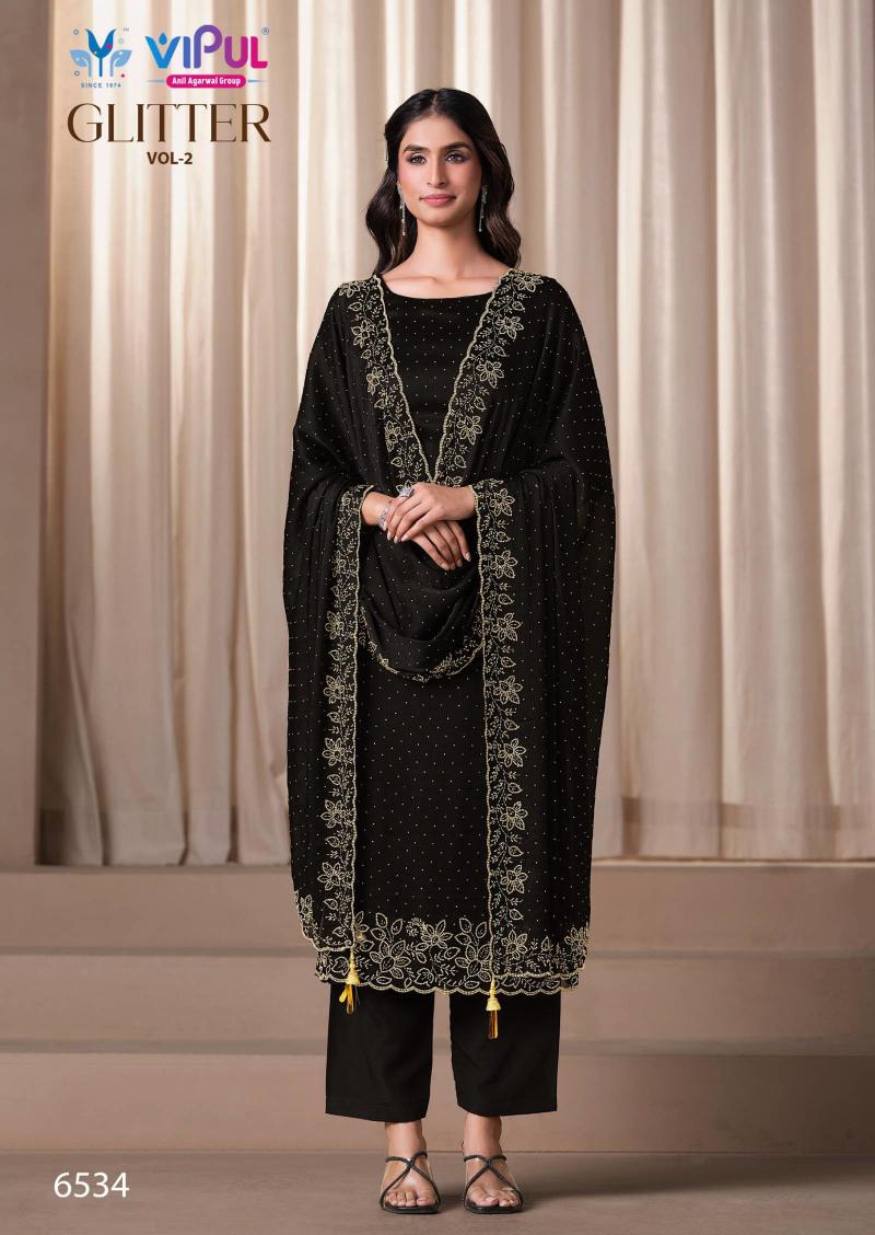 Vipul Glitter Vol 2 catalog wholesale printed salwar kameez