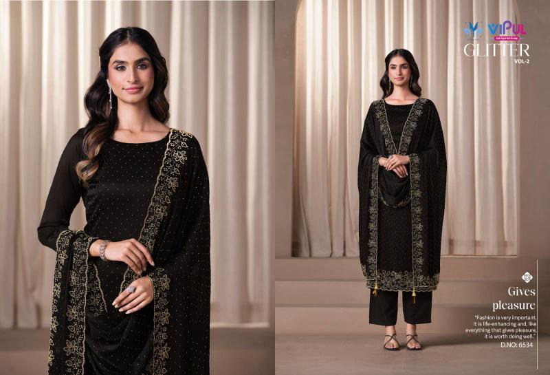 Vipul Glitter Vol 2 catalog wholesale printed salwar kameez